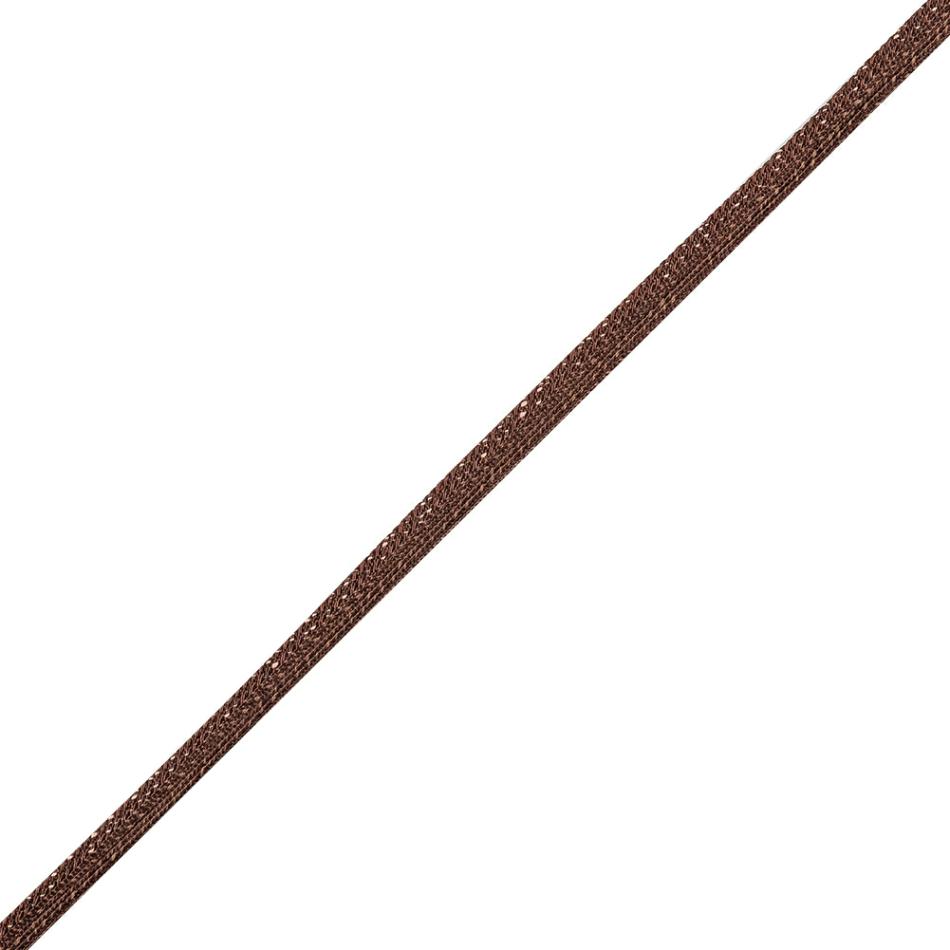 Braided | Brown And Pink Speckled Braided Cording With A Brown Lip – 0.3" Braided Braided