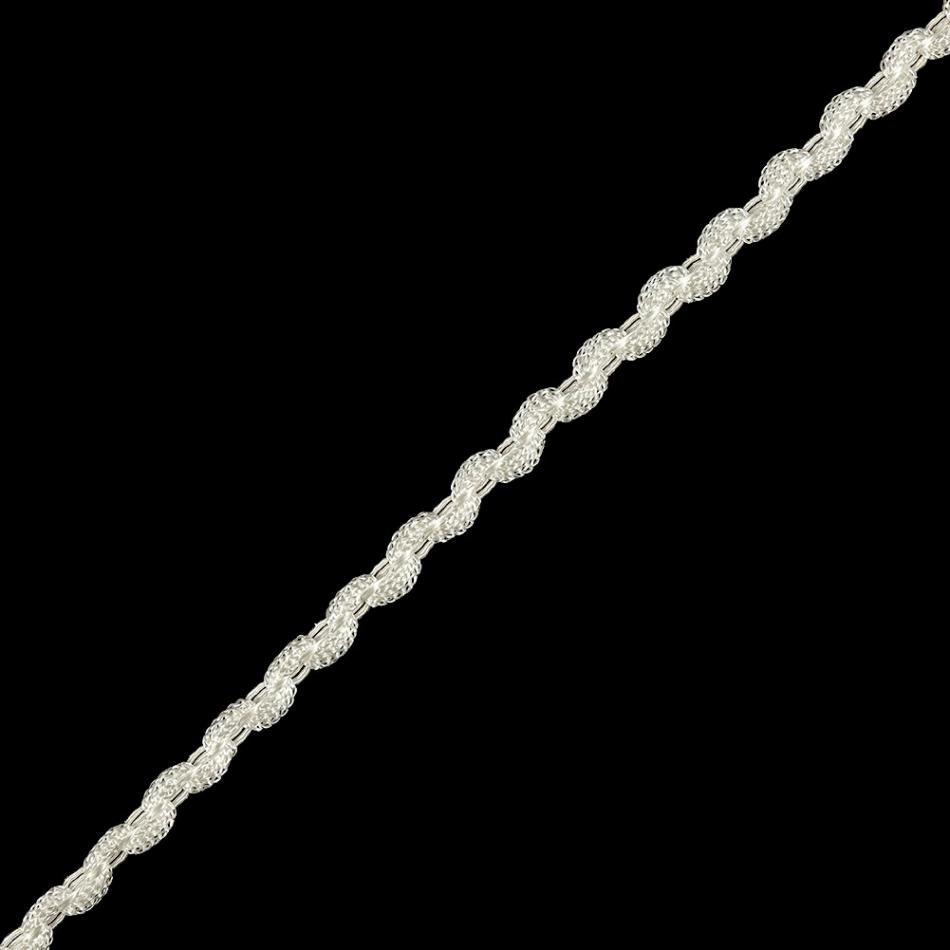 Braided | Lustrous Ivory Gimp Braided Cording – 0.375" Braided Braided