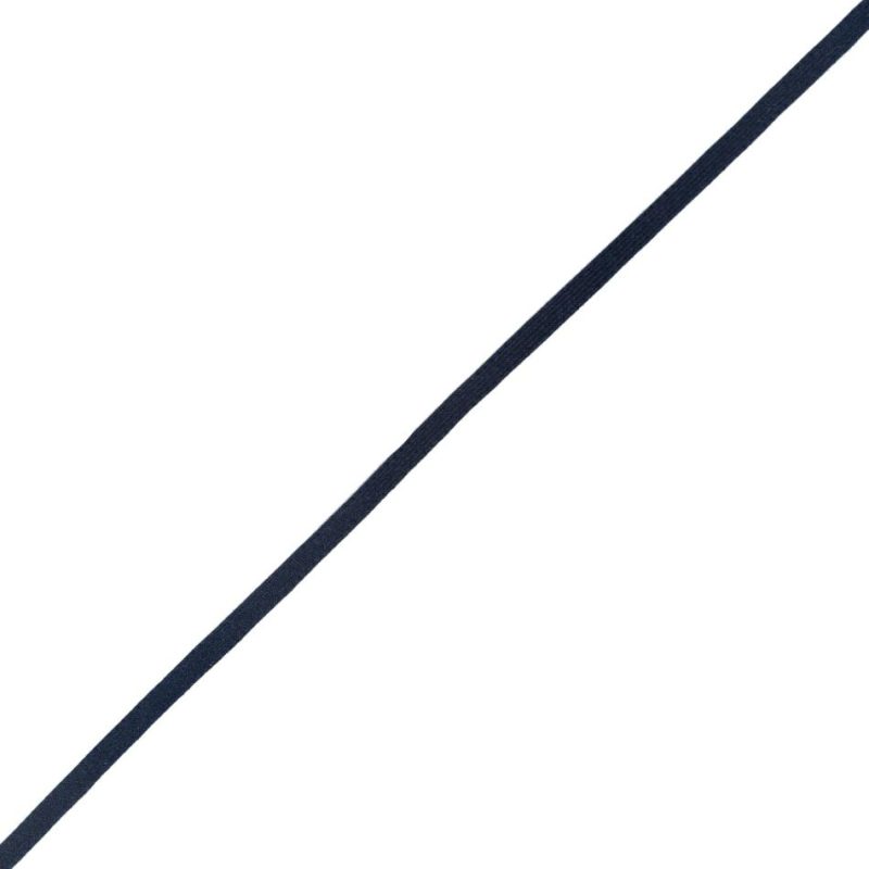 Braided | Navy Flat Braided Tape – 0.375" Braided Braided