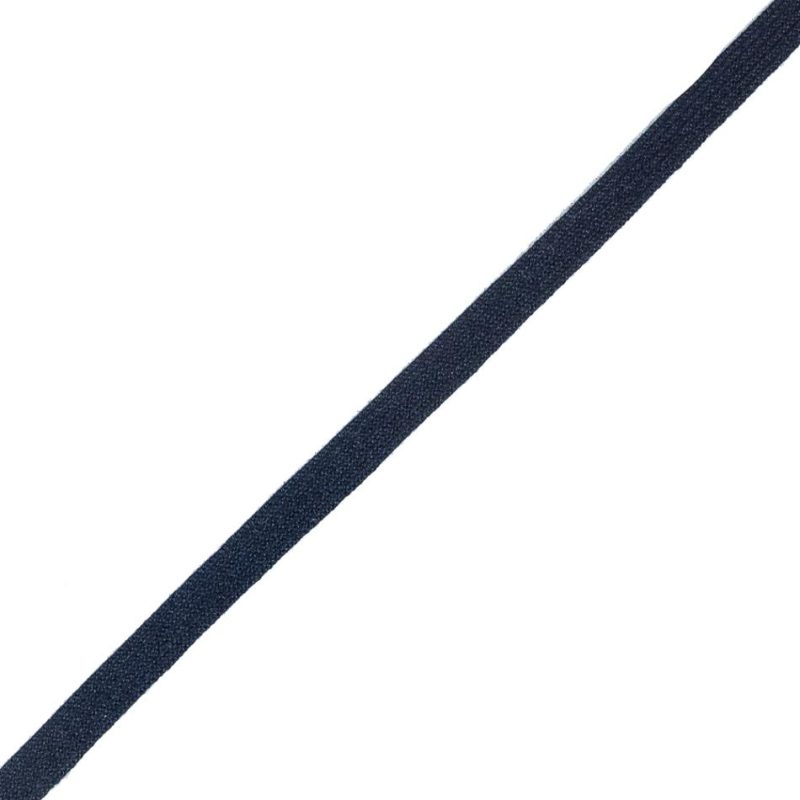 Braided | Navy Flat Braided Tape – 0.375" Braided Braided