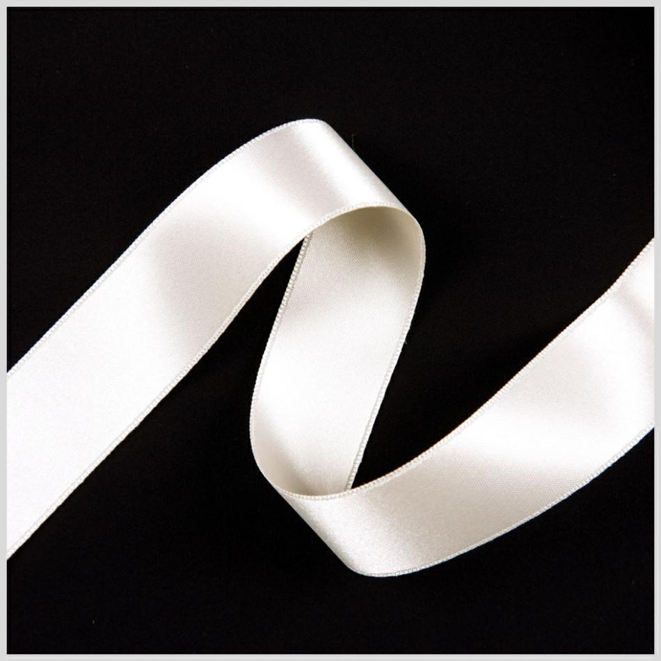 Double Face Satin | 1.5" Ivory Double Face French Satin Ribbon Double Face Satin