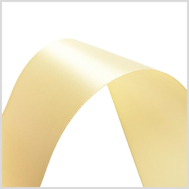 Double Face Satin | 1.5" Maize Double Face Satin Ribbon Double Face Satin Double Face Satin