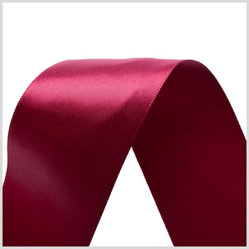 Double Face Satin | 1.5" Wine Double Face Satin Ribbon Double Face Satin Double Face Satin