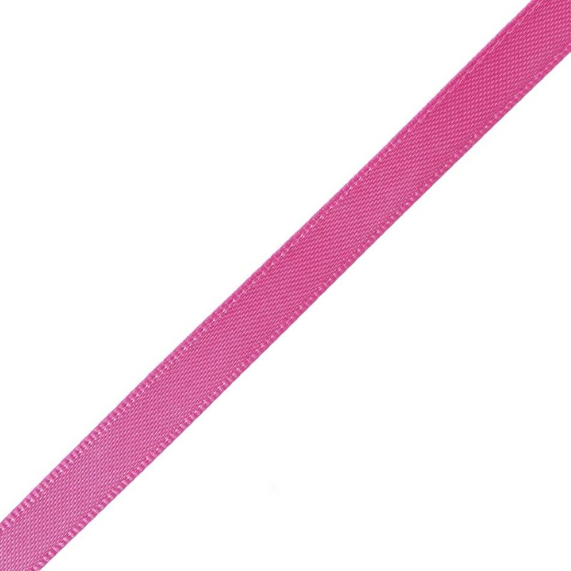 Double Face Satin | 1/4" Hot Pink Double Face Satin Ribbon Double Face Satin Double Face Satin