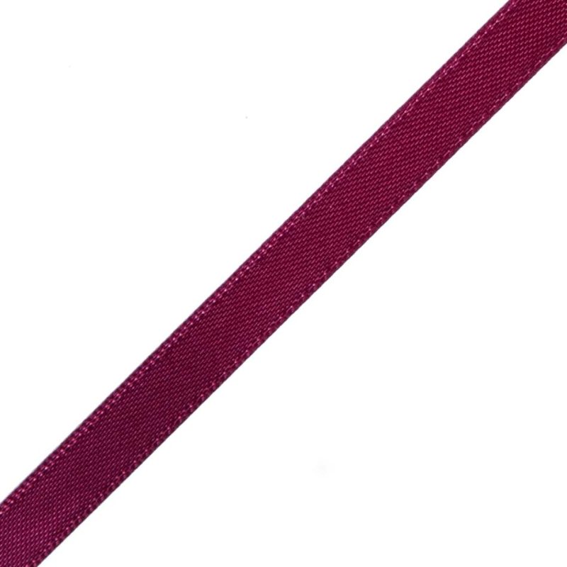 Double Face Satin | 1/4" Wine Double Face Satin Ribbon Double Face Satin Double Face Satin