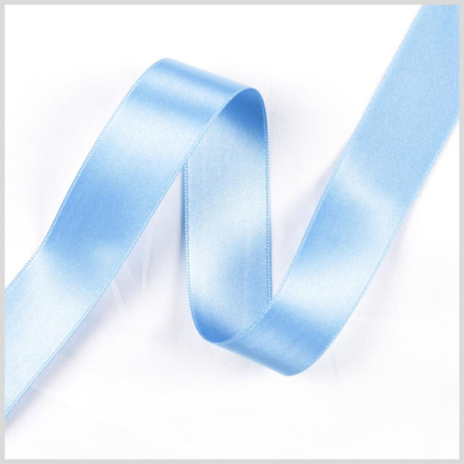 Double Face Satin | 2.5" Blue Double Face French Satin Ribbon Double Face Satin Blue