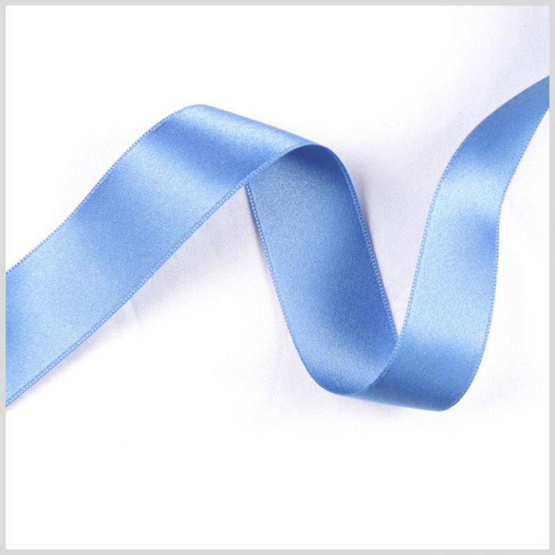 Double Face Satin | 2.5" French Blue Double Face French Satin Ribbon Double Face Satin Double Face Satin