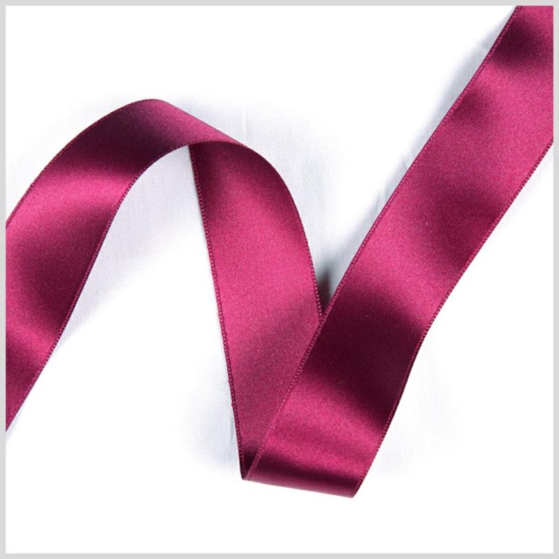 Double Face Satin | 2.5" Fuchsia Double Face French Satin Ribbon Double Face Satin Double Face Satin