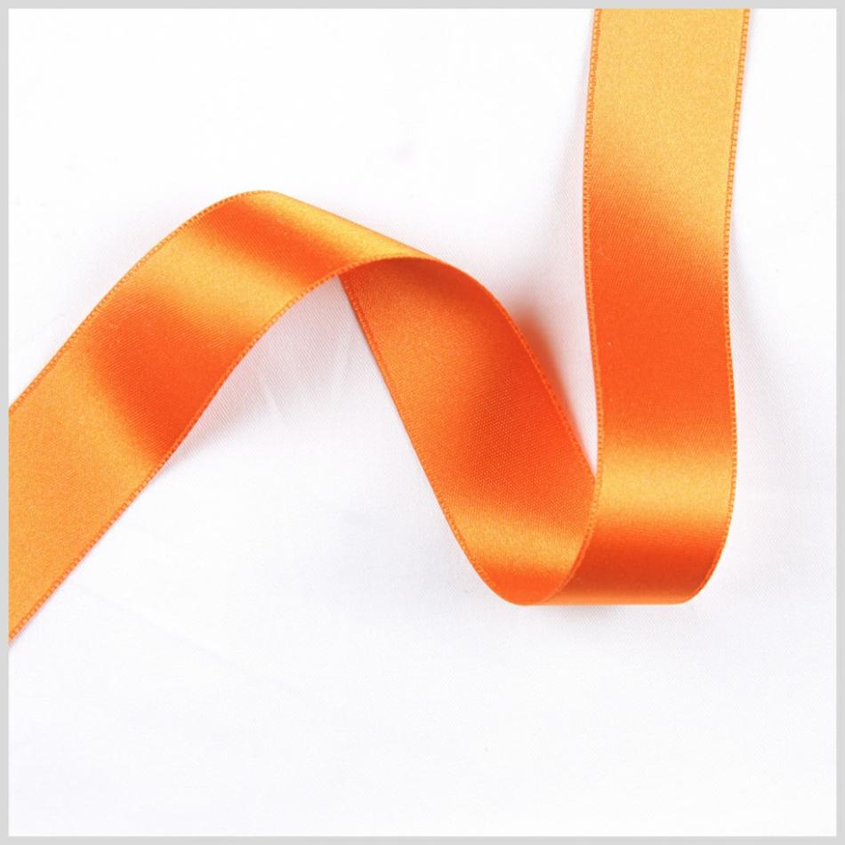 Double Face Satin | 2.5" Orange Double Face French Satin Ribbon Double Face Satin Double Face Satin