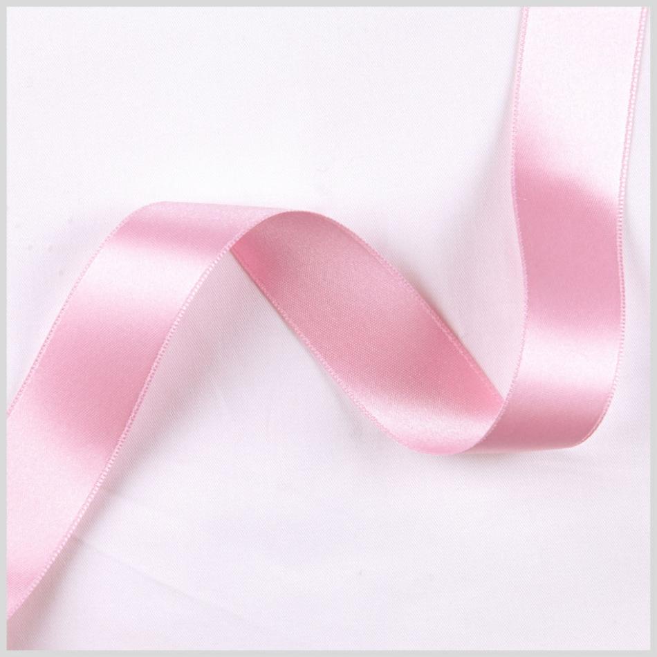 Double Face Satin | 2.5" Pink Double Face French Satin Ribbon Double Face Satin Double Face Satin