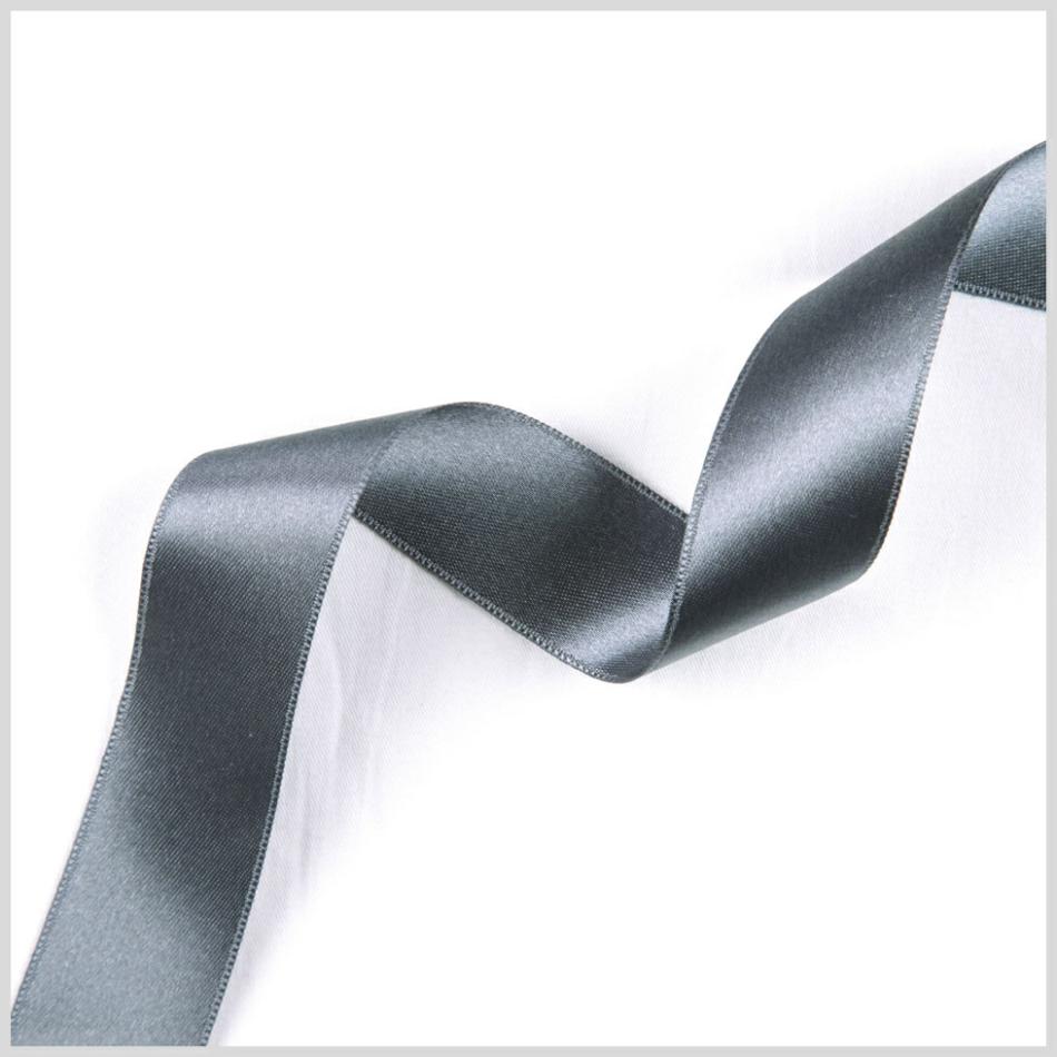 Double Face Satin | 2.5" Silver Double Face French Satin Ribbon Double Face Satin Double Face Satin