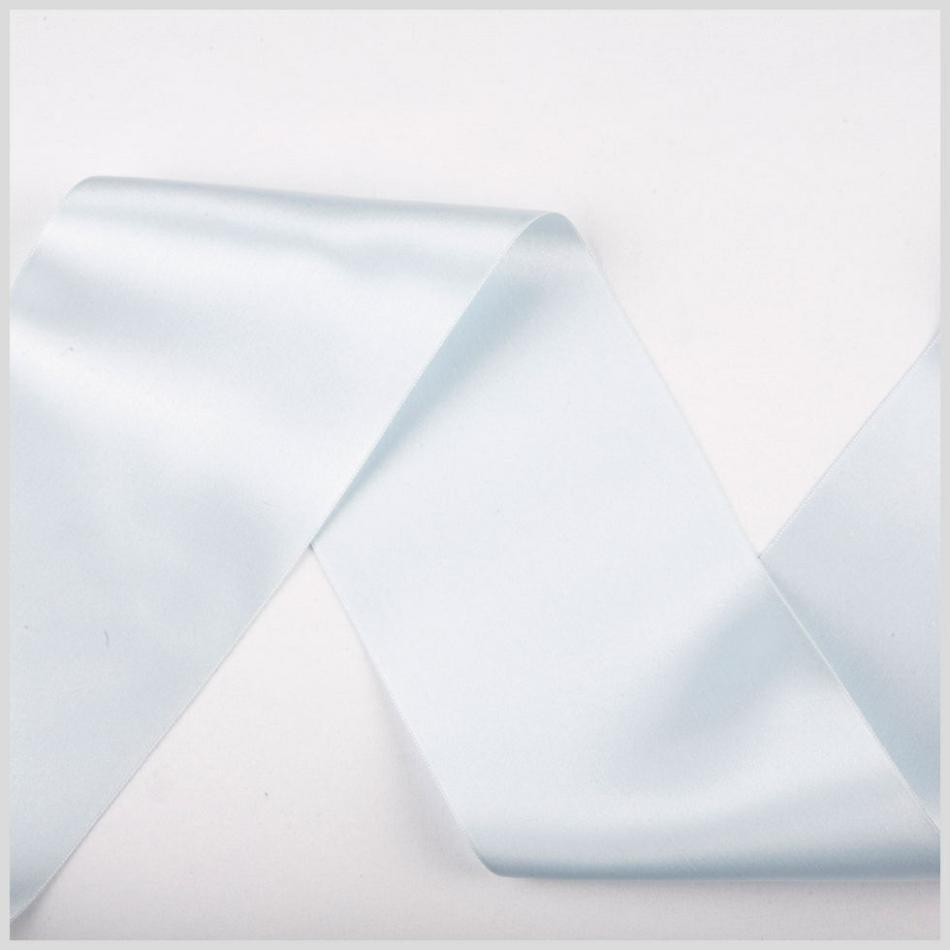 Double Face Satin | 3.75" Pale Blue Double Face French Satin Ribbon Double Face Satin Double Face Satin