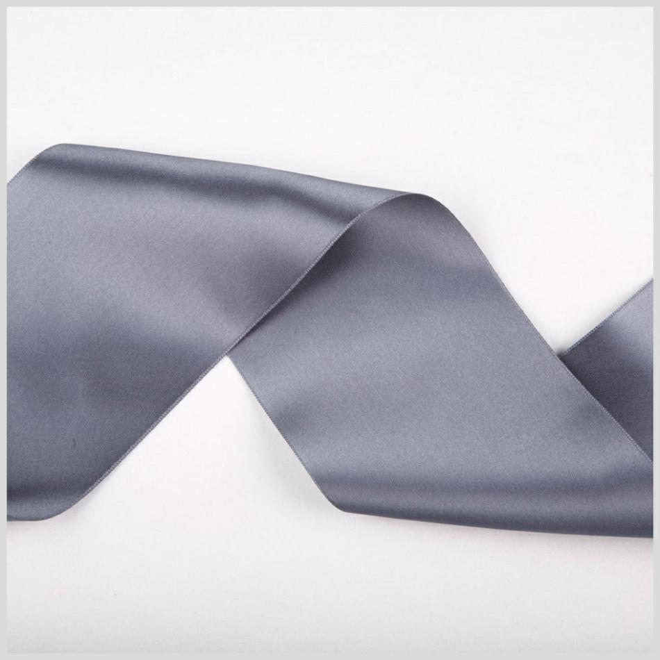 Double Face Satin | 3.75" Silver Double Face French Satin Ribbon Double Face Satin Double Face Satin