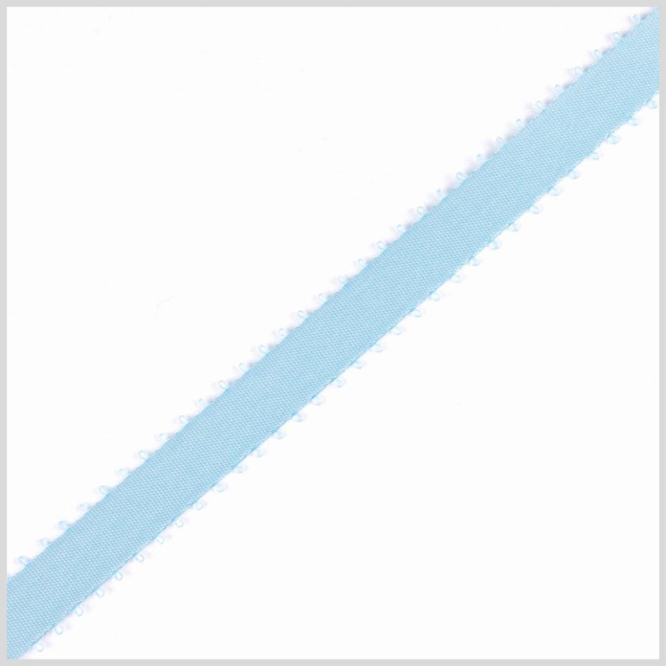 Double Face Satin | 3/16" Light Blue Double Face Feather Edge Satin Ribbon Double Face Satin Double Face Satin