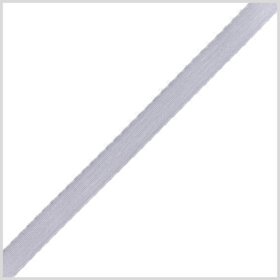 Double Face Satin | 3/16" Light Gray Double Face Feather Edge Satin Ribbon Double Face Satin Double Face Satin