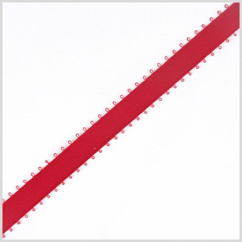 Double Face Satin | 3/16" Red Double Face Feather Edge Satin Ribbon Double Face Satin Double Face Satin