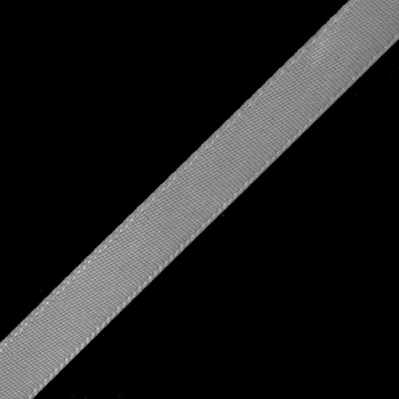 Double Face Satin | 3/8" Light Gray Double Face Satin Ribbon Double Face Satin Double Face Satin