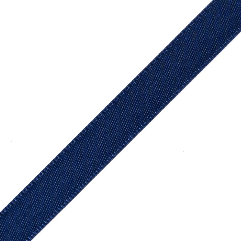 Double Face Satin | 3/8" Navy Double Face Satin Ribbon Double Face Satin Double Face Satin