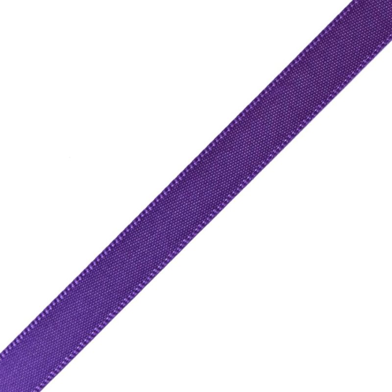 Double Face Satin | 3/8" Purple Double Face Satin Ribbon Double Face Satin Double Face Satin