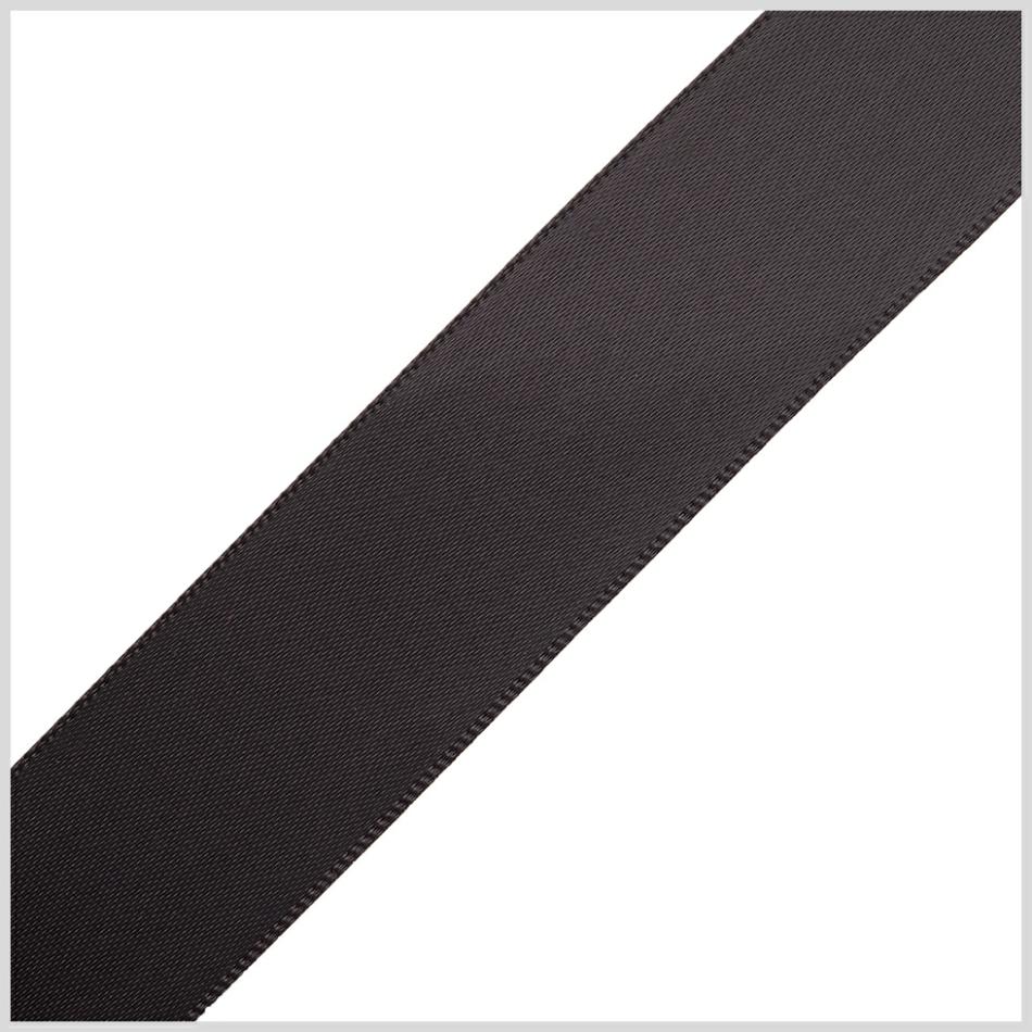 Double Face Satin | 7/8" Black Double Face Satin Ribbon Double Face Satin Black