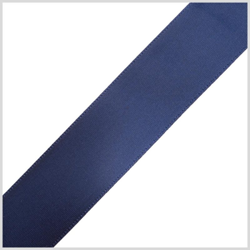 Double Face Satin | 7/8" Navy Double Face Satin Ribbon Double Face Satin Double Face Satin