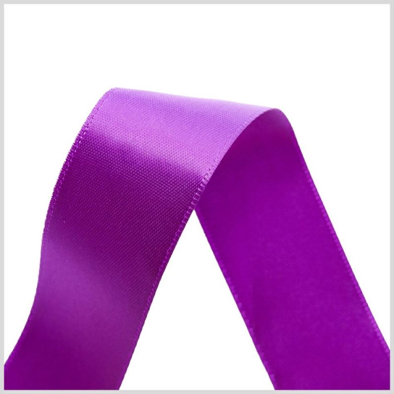 Double Face Satin | 7/8" Purple Double Face Satin Ribbon Double Face Satin Double Face Satin