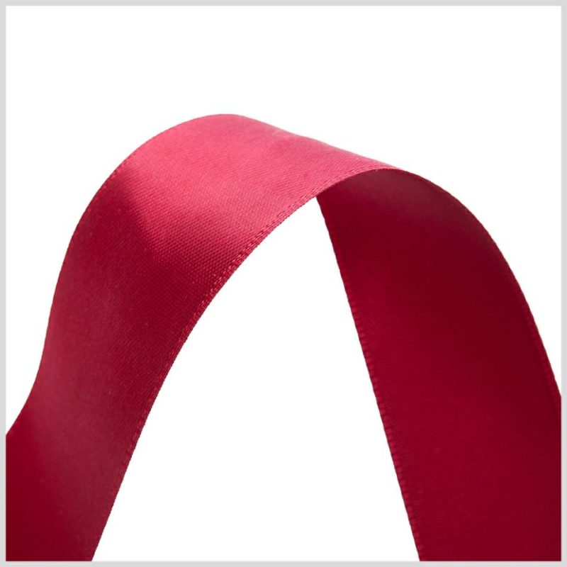 Double Face Satin | 7/8" Wine Double Face Satin Ribbon Double Face Satin Double Face Satin