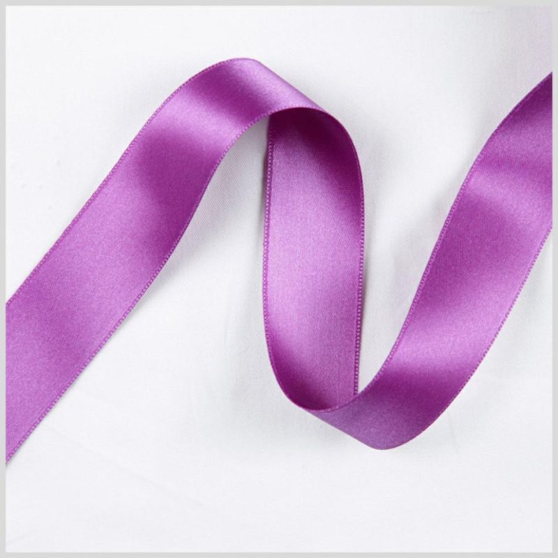 Double Face Satin | Grape Double Face French Satin Ribbon Double Face Satin Double Face Satin