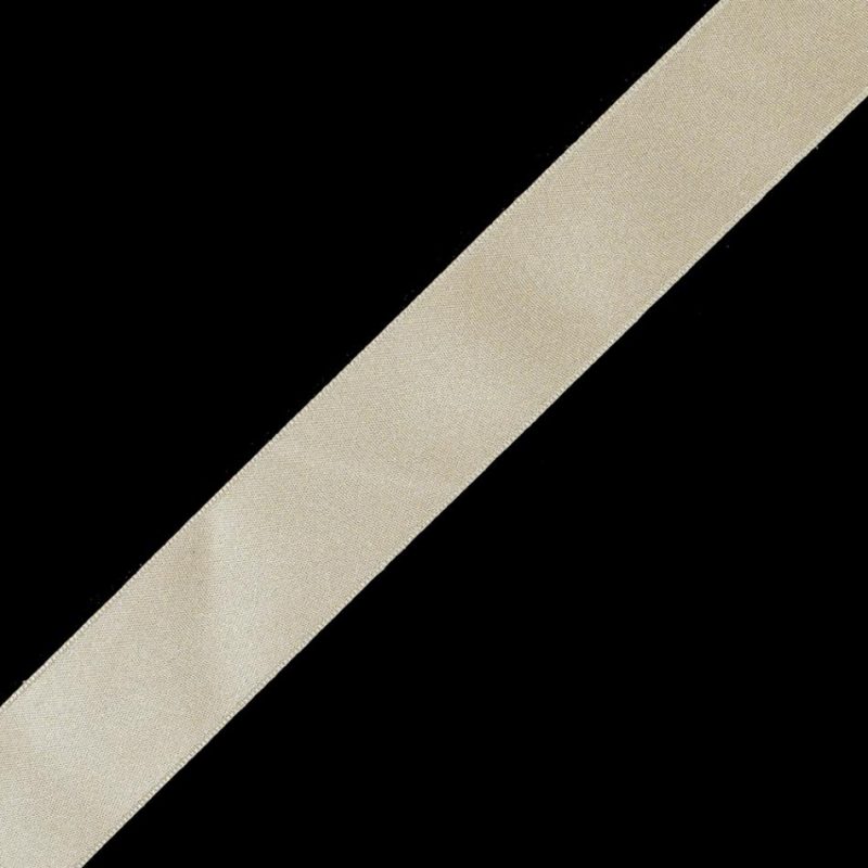 Double Face Satin | Light Gold Double Face Silk Satin Ribbon – 1" Double Face Satin Double Face Satin