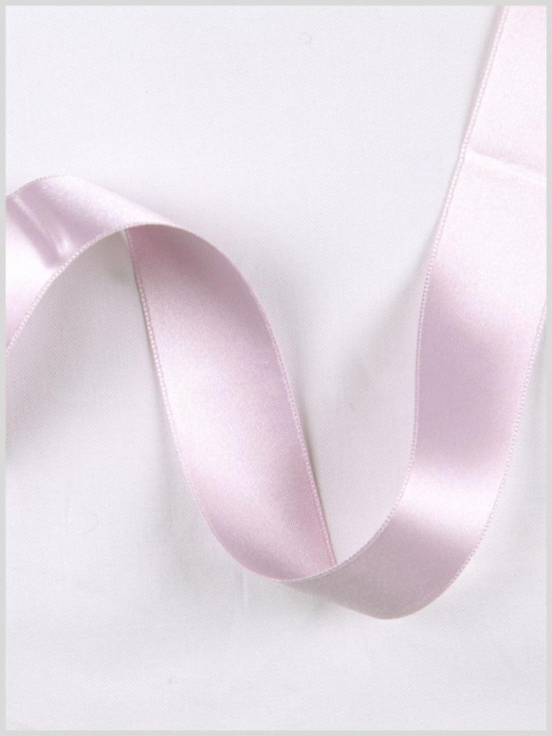 Double Face Satin | Orchid Double Face French Satin Ribbon – 1" Double Face Satin Double Face Satin