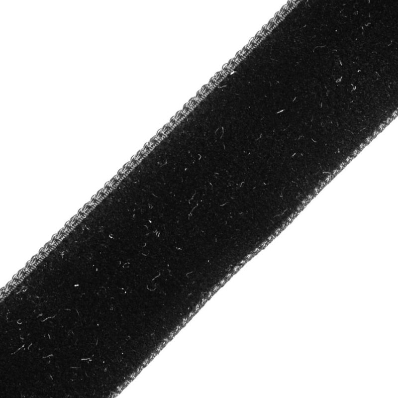 Double Face Velvet | Black Double Face Velvet Ribbon – 0.875" Double Face Velvet Black