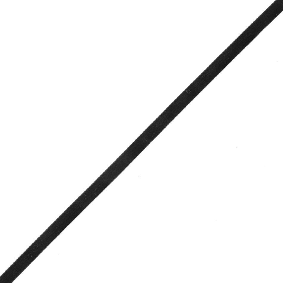 Double Face Velvet | Black Double Face Velvet Ribbon – 1/8" Double Face Velvet Black