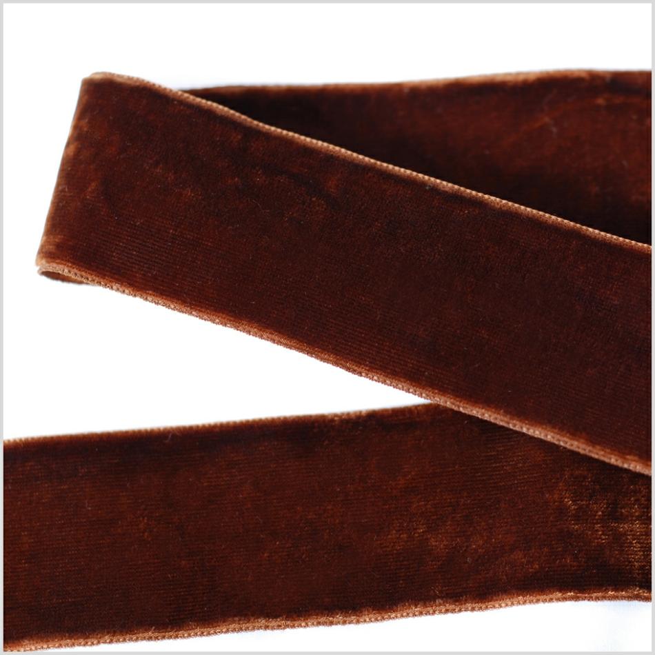 Double Face Velvet | Brown Double Face Velvet Ribbon – 1.5" Double Face Velvet Brown