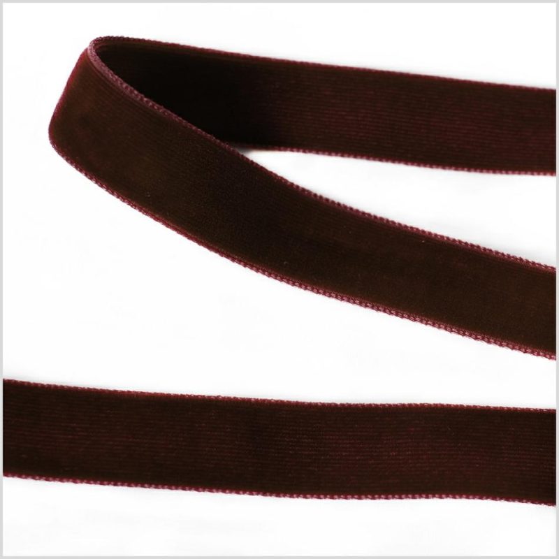 Double Face Velvet | Brown Double Face Velvet Ribbon – 5/8" Double Face Velvet Brown