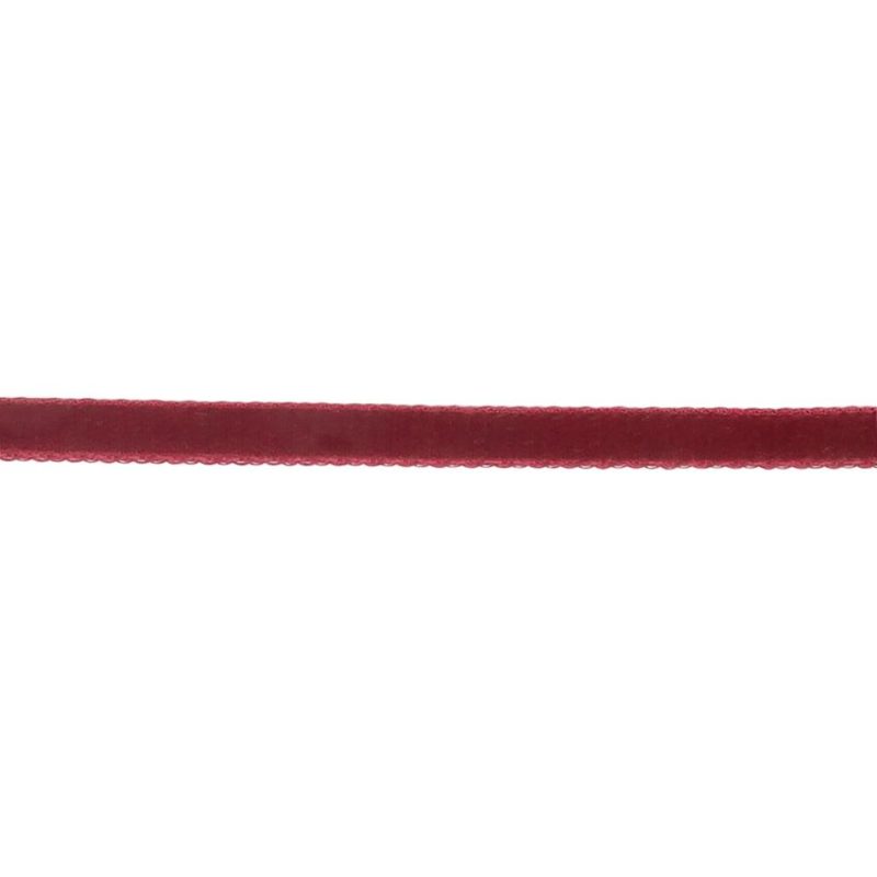 Double Face Velvet | Burgundy Double Face Velvet Ribbon – 1/8" Double Face Velvet Burgandy