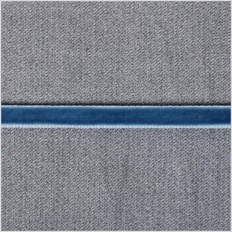 Double Face Velvet | Dusty Blue Double Face Velvet Ribbon – 1/8" Double Face Velvet Double Face Velvet