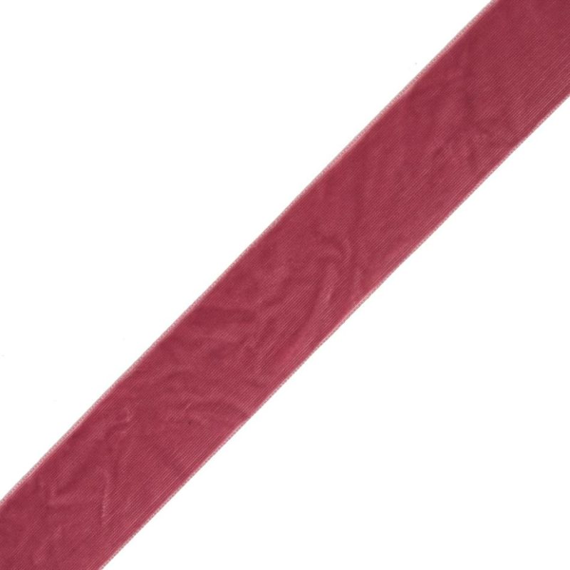 Double Face Velvet | Dusty Rose Double Face Velvet Ribbon – 7/8" Double Face Velvet Double Face Velvet