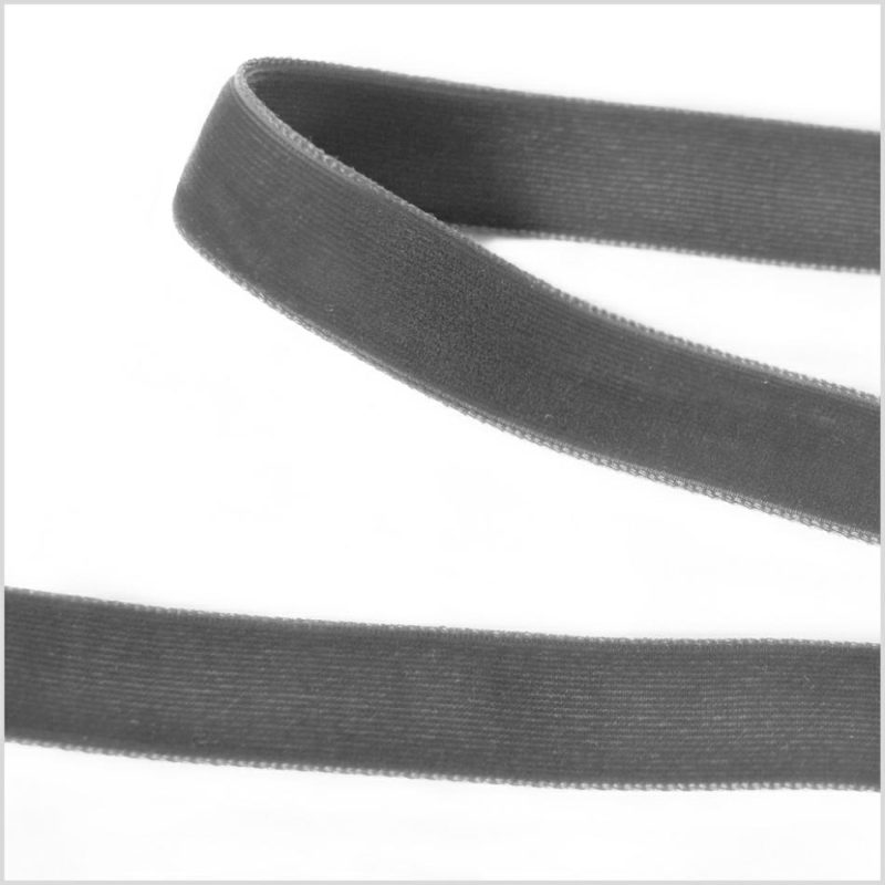 Double Face Velvet | Gray Double Face Velvet Ribbon – 5/8" Double Face Velvet Double Face Velvet