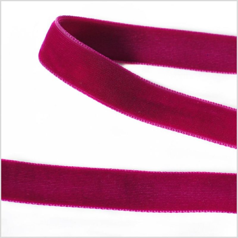 Double Face Velvet | Hot Pink Double Face Velvet Ribbon – 5/8" Double Face Velvet Double Face Velvet