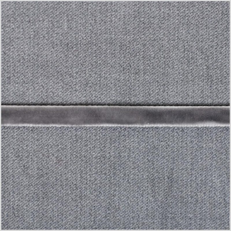 Double Face Velvet | Light Grey Double Face Velvet Ribbon – 1/8" Double Face Velvet Double Face Velvet