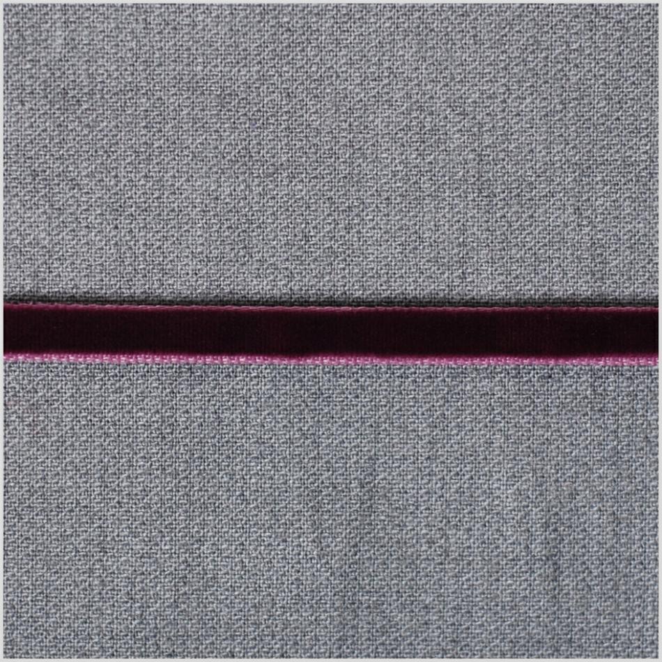 Double Face Velvet | Plum Double Face Velvet Ribbon – 1/8" Double Face Velvet Double Face Velvet