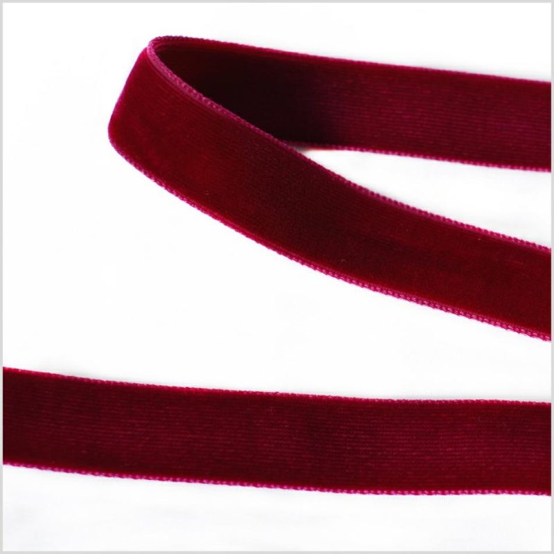 Double Face Velvet | Red Double Face Velvet Ribbon – 5/8" Double Face Velvet Double Face Velvet