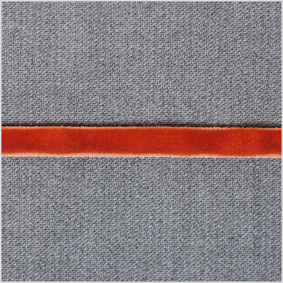 Double Face Velvet | Rust Double Face Velvet Ribbon – 1/8" Double Face Velvet Double Face Velvet