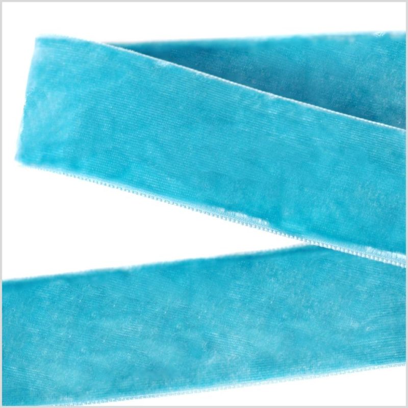 Double Face Velvet | Turquoise Double Face Velvet Ribbon – 1.5" Double Face Velvet Double Face Velvet