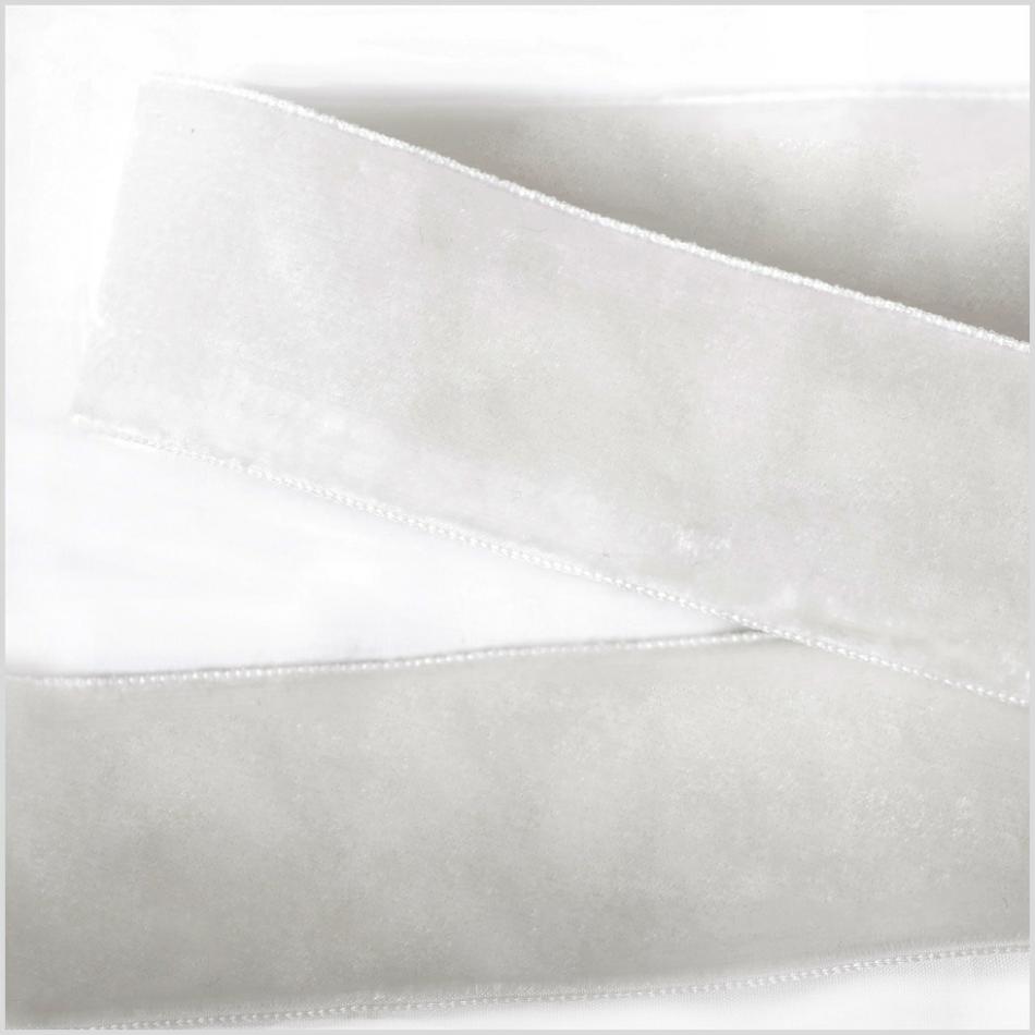 Double Face Velvet | White Double Face Velvet Ribbon – 1.5" Double Face Velvet Double Face Velvet