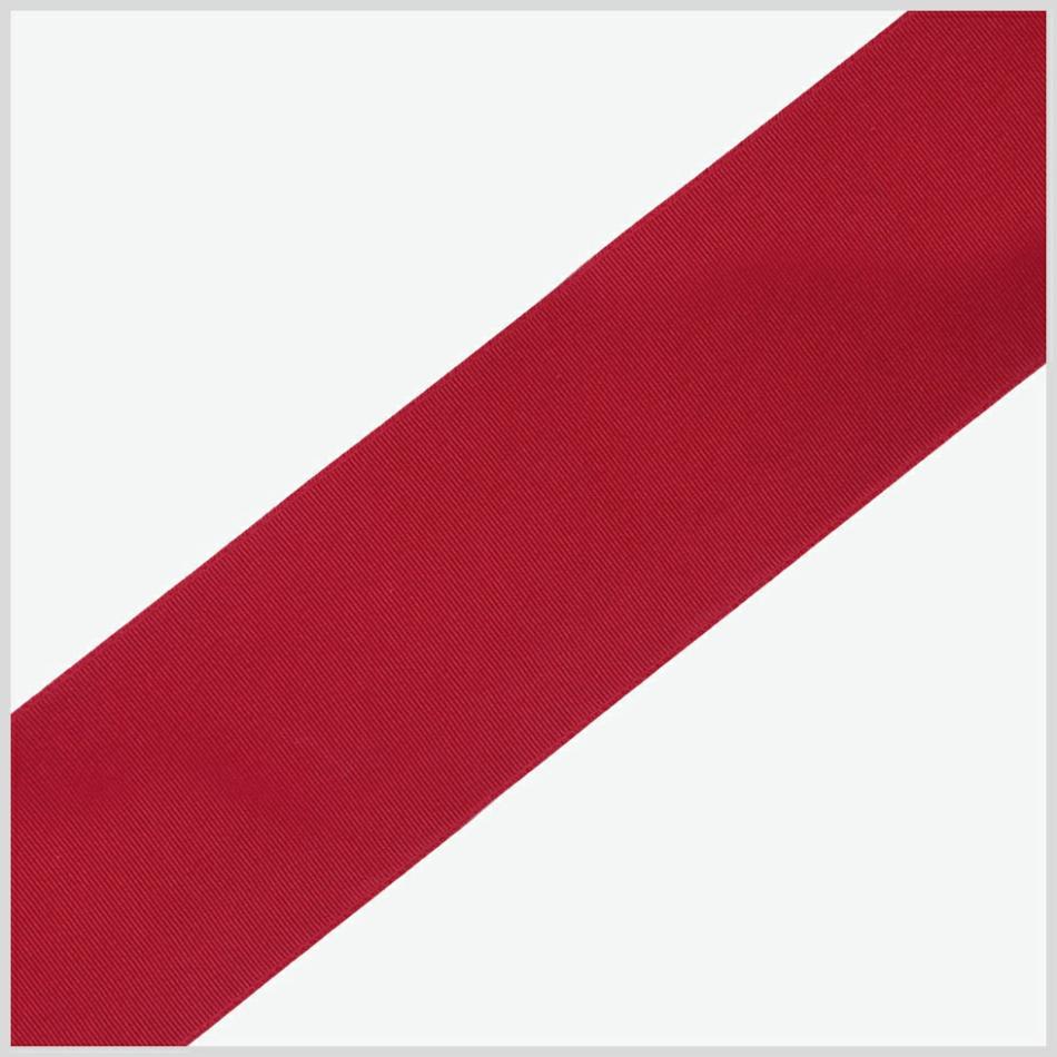 Grosgrain | 1/4" Cranberry Solid Grosgrain Ribbon Grosgrain Cranberry