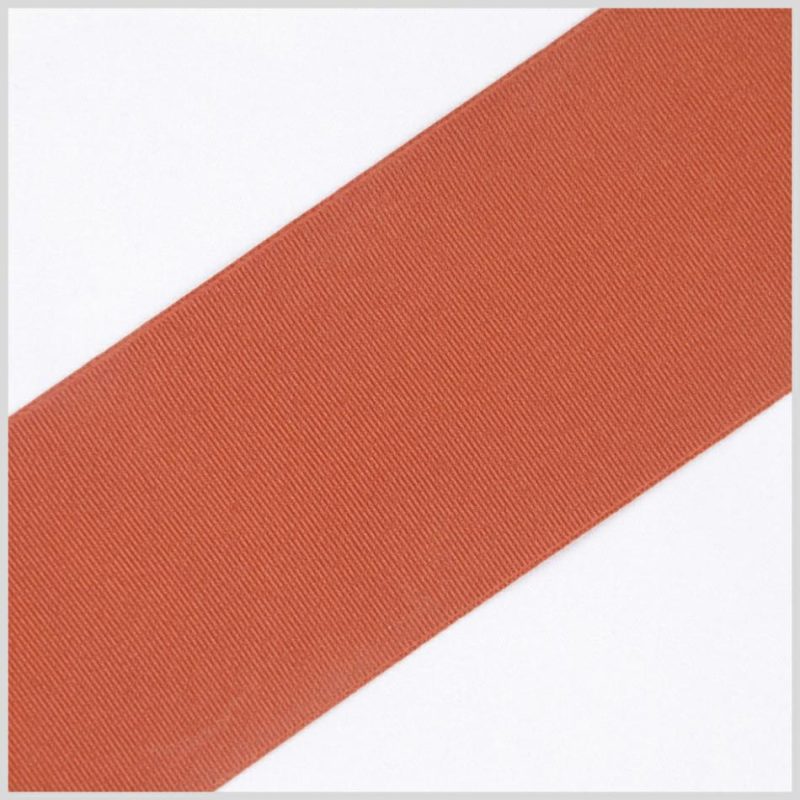 Grosgrain | 3" Rust Solid Grosgrain Ribbon Grosgrain Grosgrain