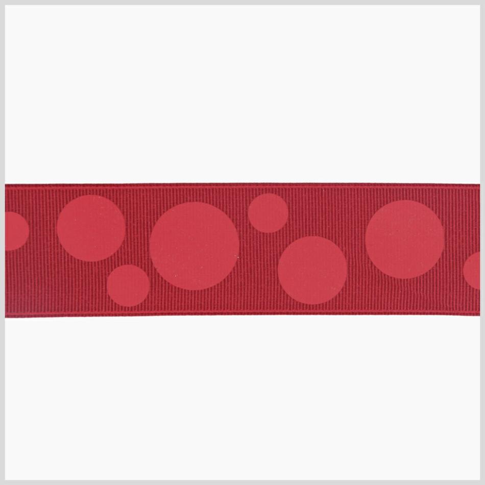 Grosgrain | 7/8" Red Polka Dot Grosgrain Ribbon Grosgrain Grosgrain