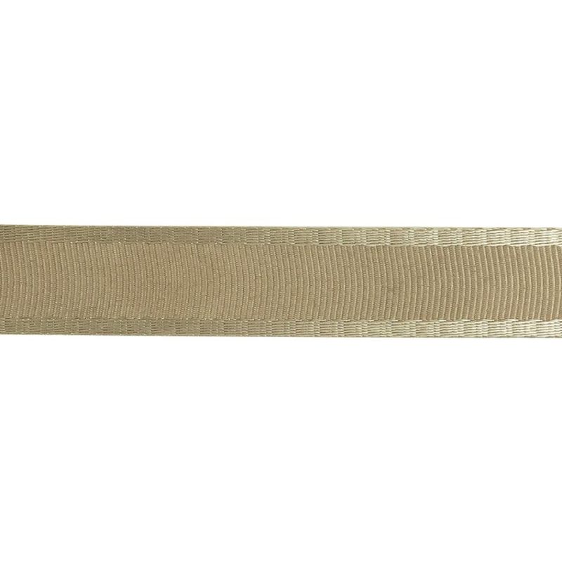 Grosgrain | Beige Satin-Edged Grosgrain Ribbon – 0.625" Grosgrain Grosgrain