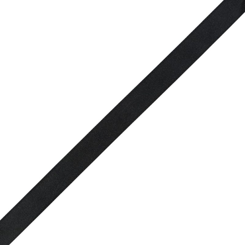 Grosgrain | Black Grosgrain Ribbon – 1" Grosgrain Black